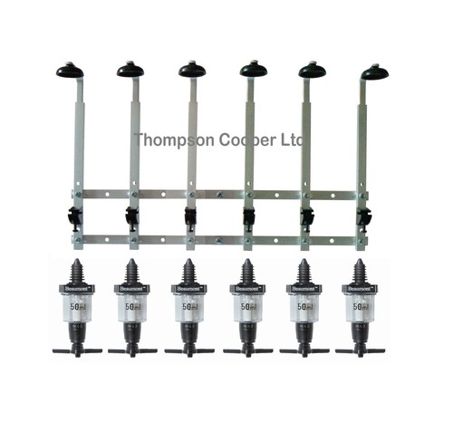 Bottle wall bracket set 6 - bottle,